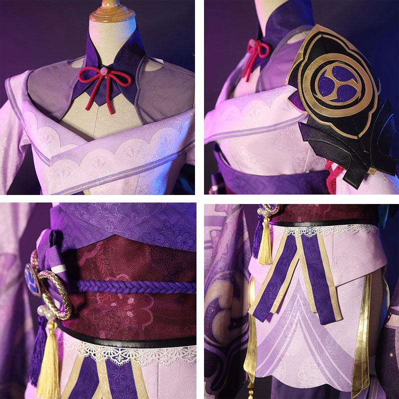 Game Genshin Impact Baal Raiden Shogun Cosplay Costume