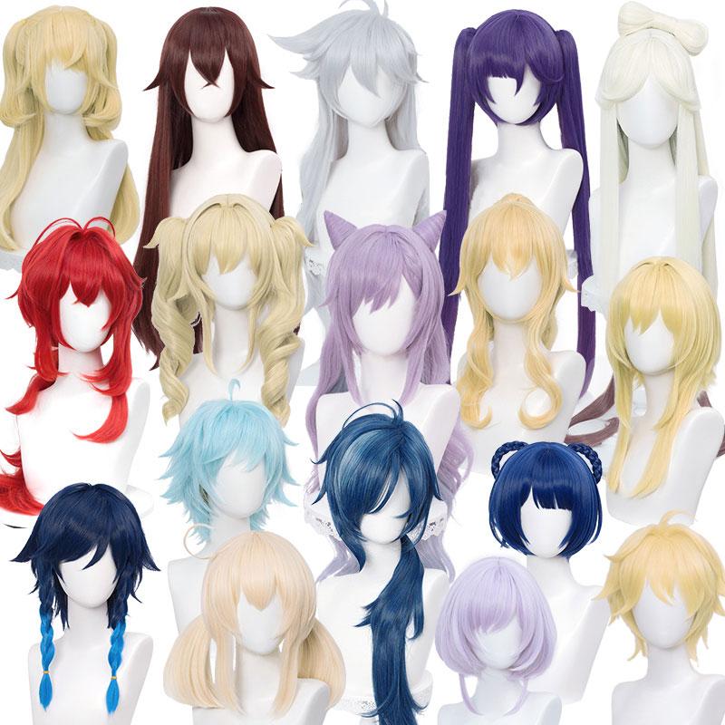 Game Genshin Impact Cosplay Wigs