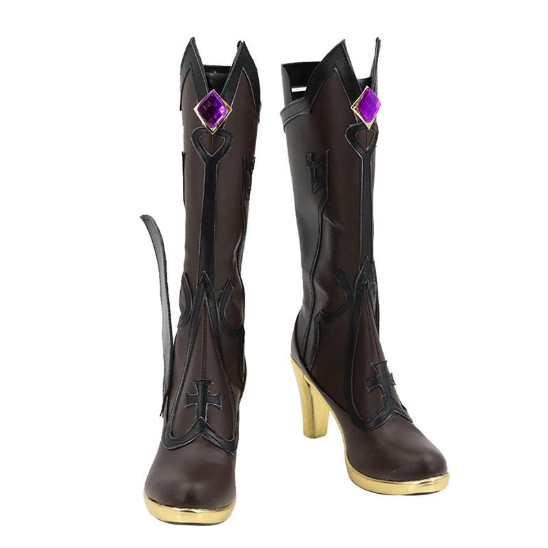 Game Genshin Impact Fischl Cosplay Shoes