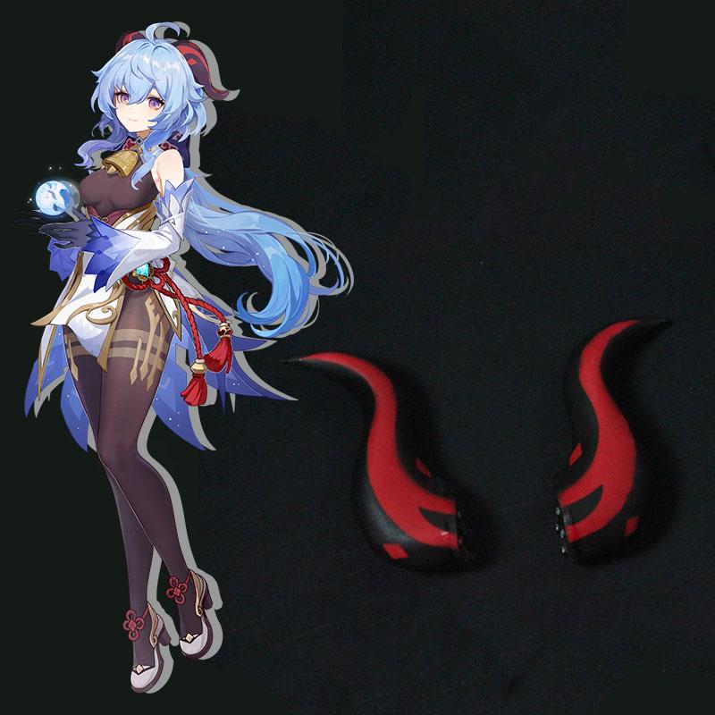 Game Genshin Impact Ganyu Horn Cosplay Props