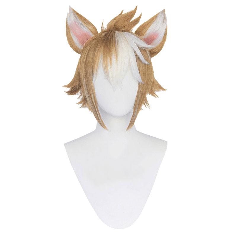 Game Genshin Impact Gorou Brown Mixed Color Cosplay Wigs