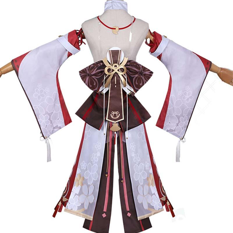 Game Genshin Impact Guuji Yae Cosplay Costume
