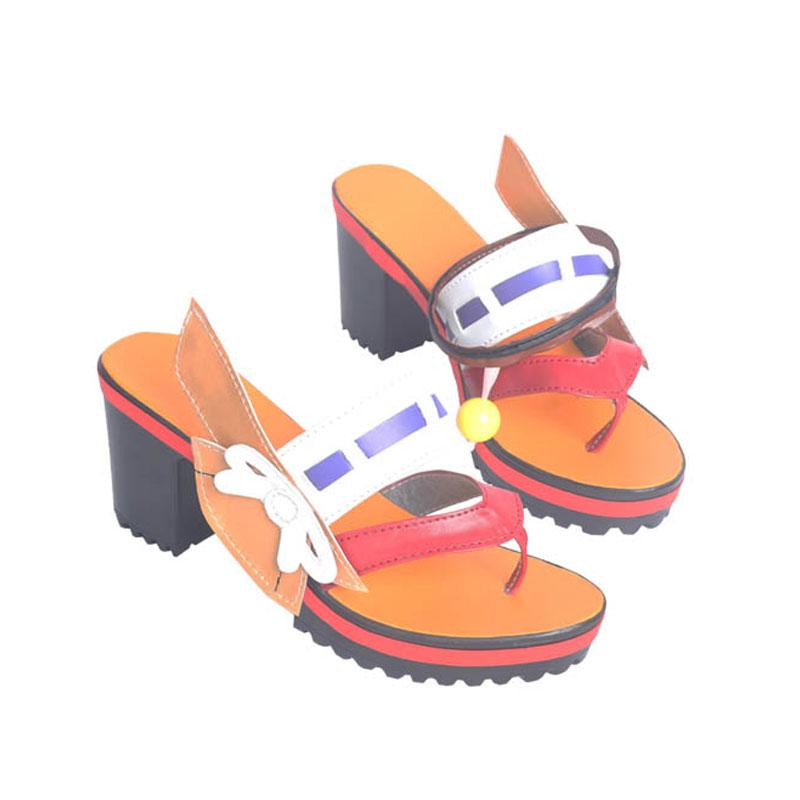 Game Genshin Impact Guuji Yae Cosplay Shoes