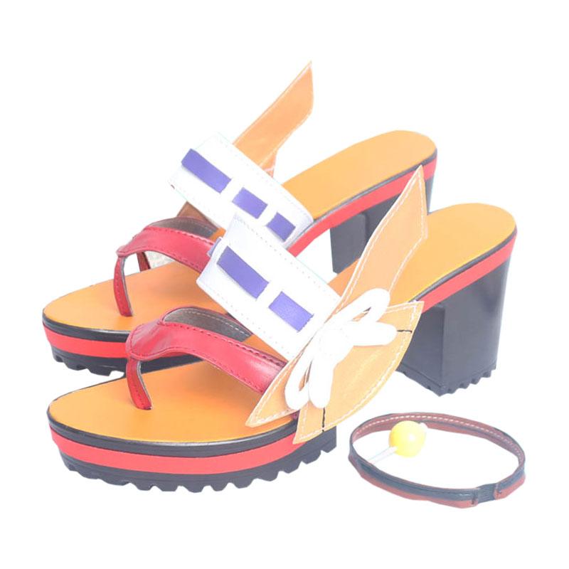 Game Genshin Impact Guuji Yae Cosplay Shoes