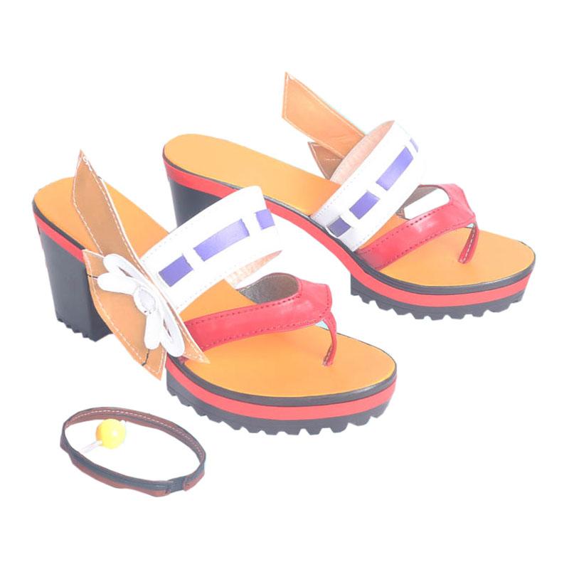 Game Genshin Impact Guuji Yae Cosplay Shoes