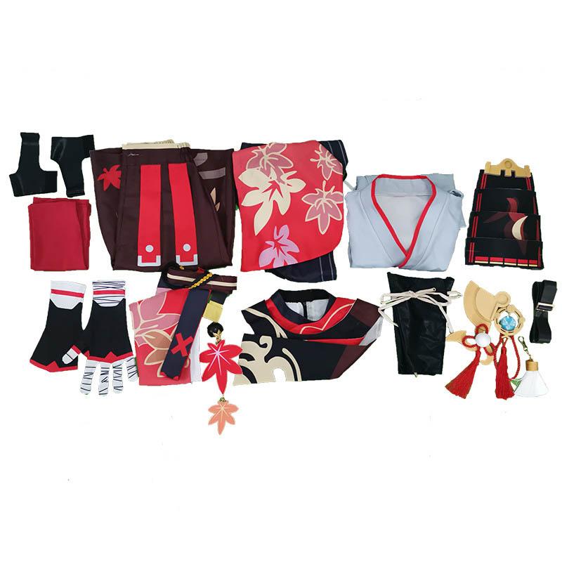 Game Genshin Impact Kazuha Cosplay Costume