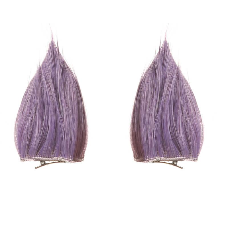 Game Genshin Impact Keqing Mixed Purple Ponytail Cosplay Wigs