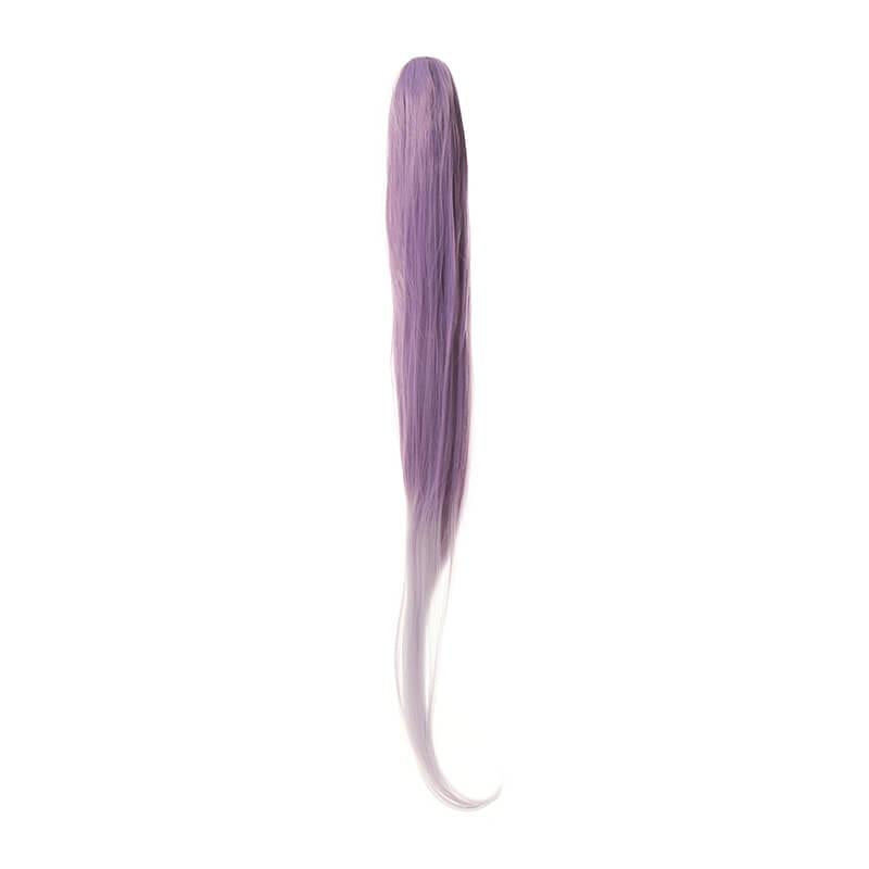 Game Genshin Impact Keqing Mixed Purple Ponytail Cosplay Wigs