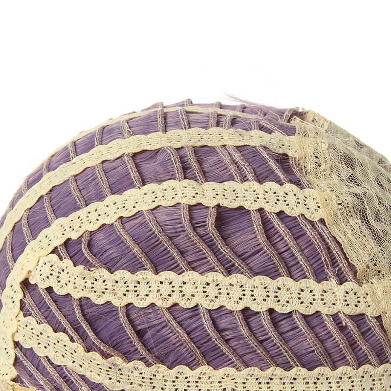 Game Genshin Impact Keqing Mixed Purple Ponytail Cosplay Wigs