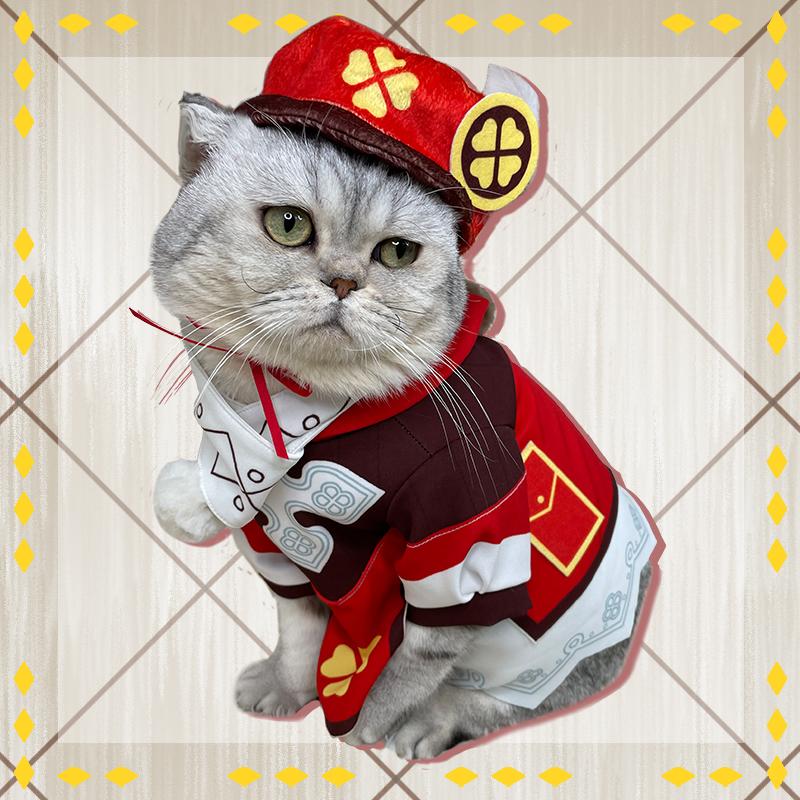 Game Genshin Impact Klee Cat Cosplay Costume