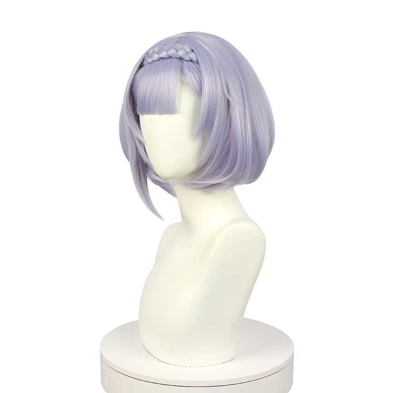 Game Genshin Impact Noelle Purple Braided Cosplay Wigs