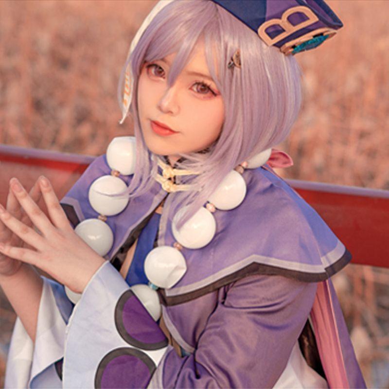 Game Genshin Impact Qiqi: Icy Resurrection Cosplay Costume