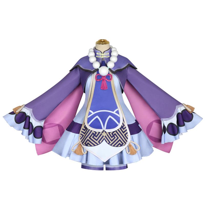 Game Genshin Impact Qiqi Icy Resurrection Cosplay Costume