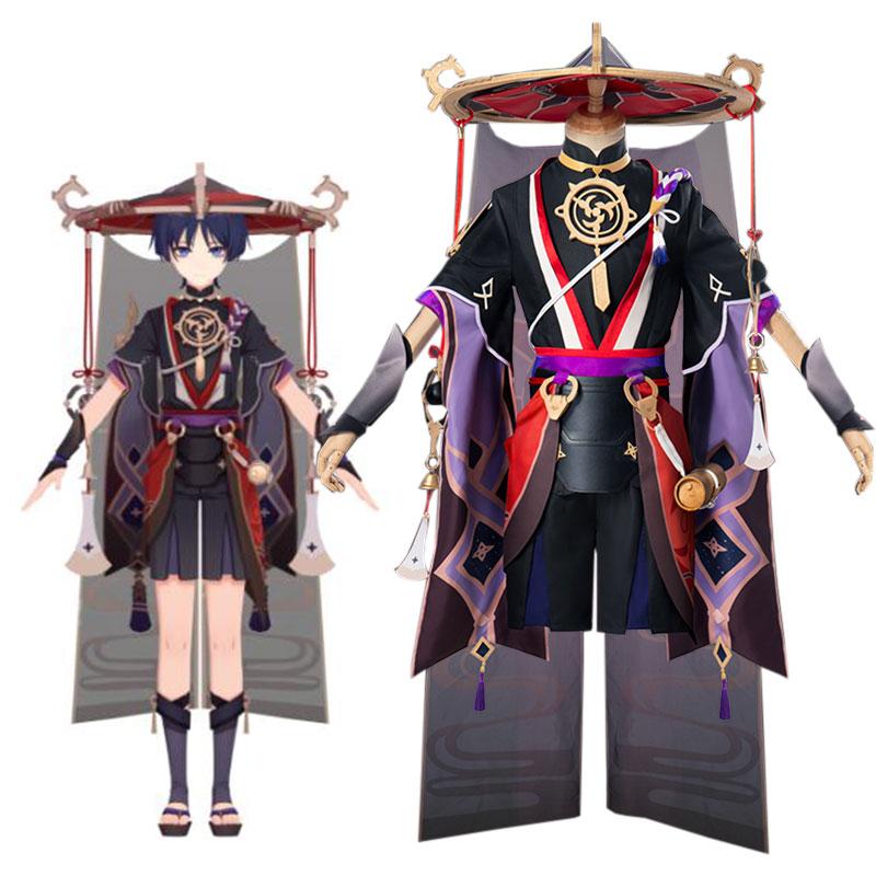 Game Genshin Impact Scaramouche Cosplay Costume