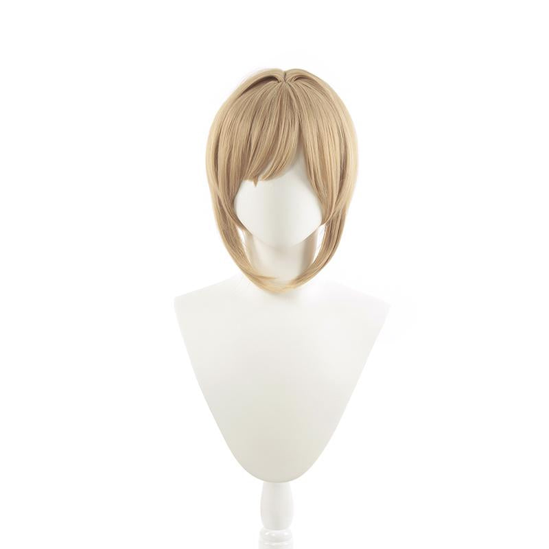 Game Genshin Impact Shining idol Barbara Brown Yellow Curly Cosplay Wigs