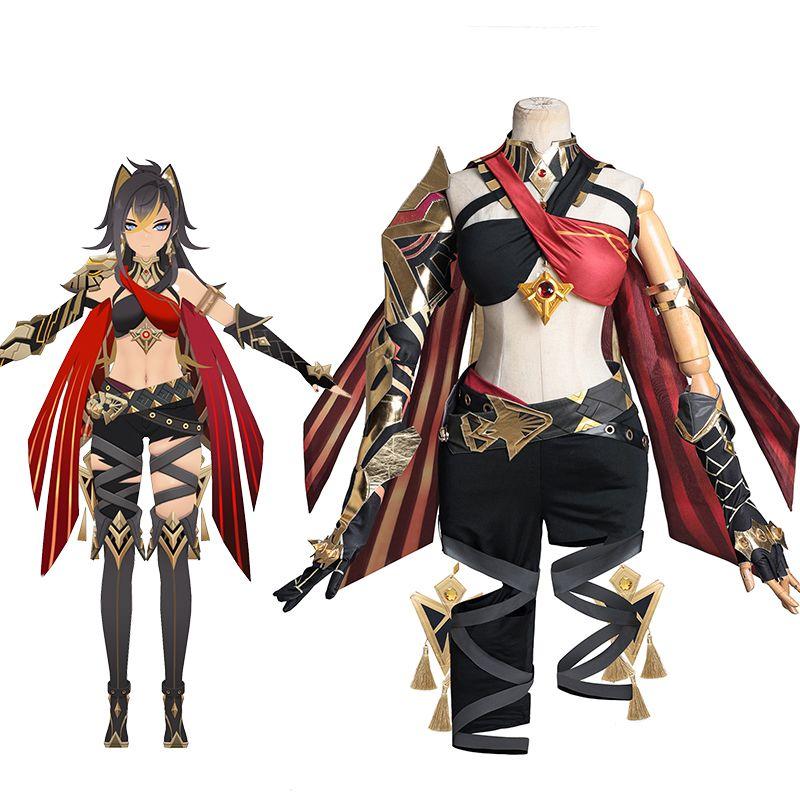 Game Genshin Impact Sumeru Dehya Cosplay Costume