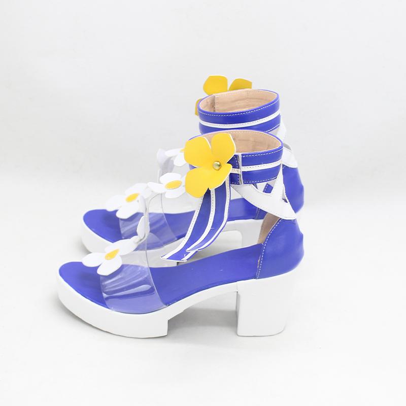 Game Genshin Impact Summertime Sparkle Barbara Cosplay Shoes