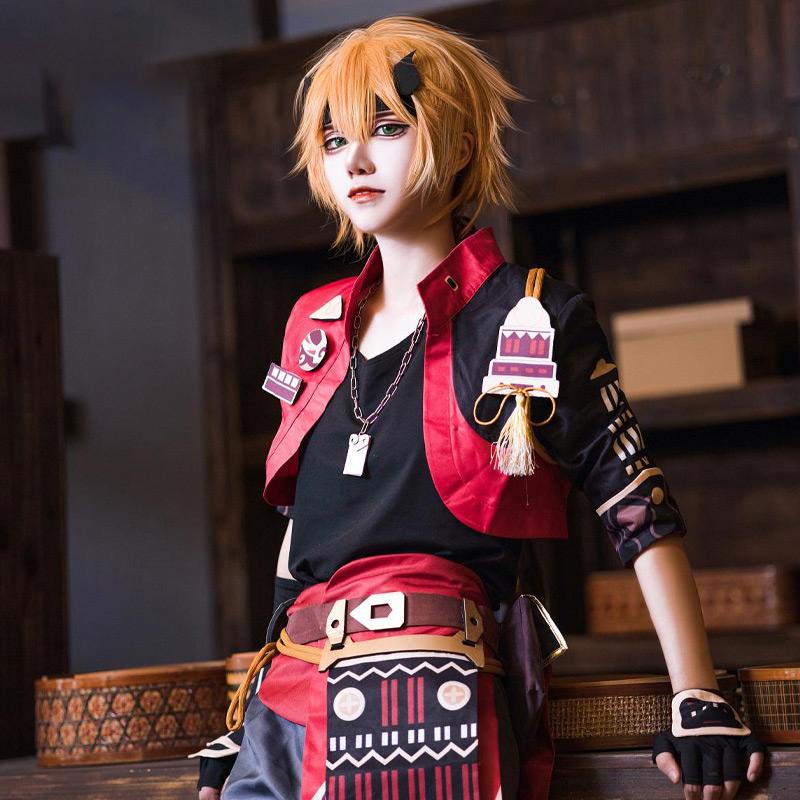 Game Genshin Impact Tohma Thoma Cosplay Costume