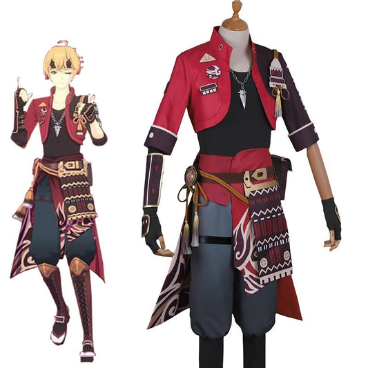 Game Genshin Impact Tohma Thoma Cosplay Costume