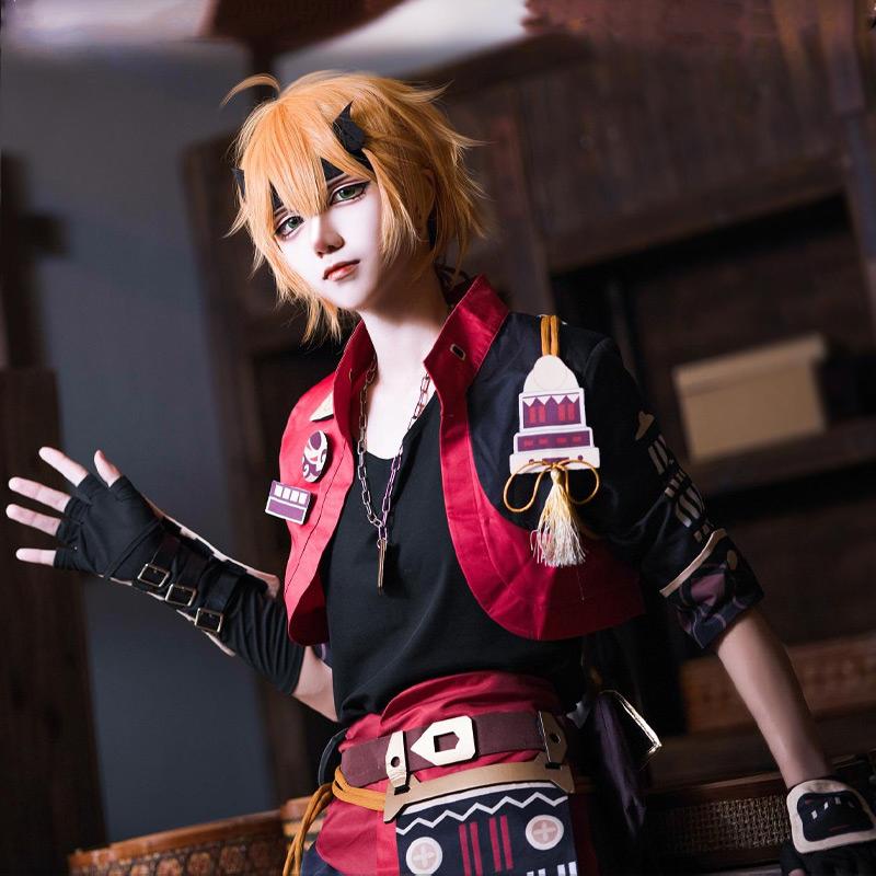 Game Genshin Impact Tohma Thoma Cosplay Costume