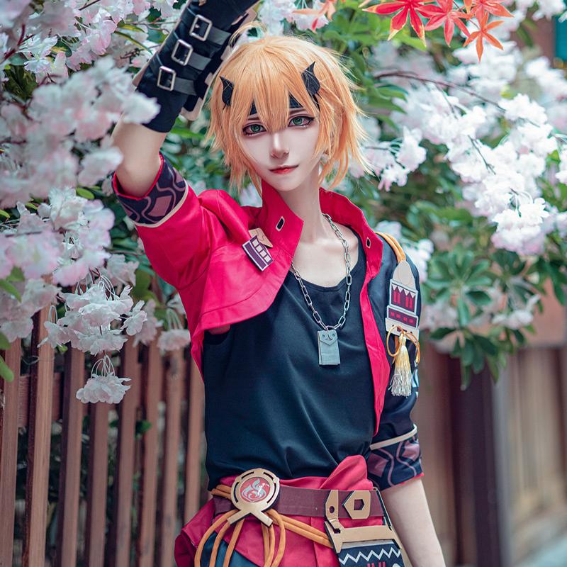 Game Genshin Impact Tohma Thoma Cosplay Costume