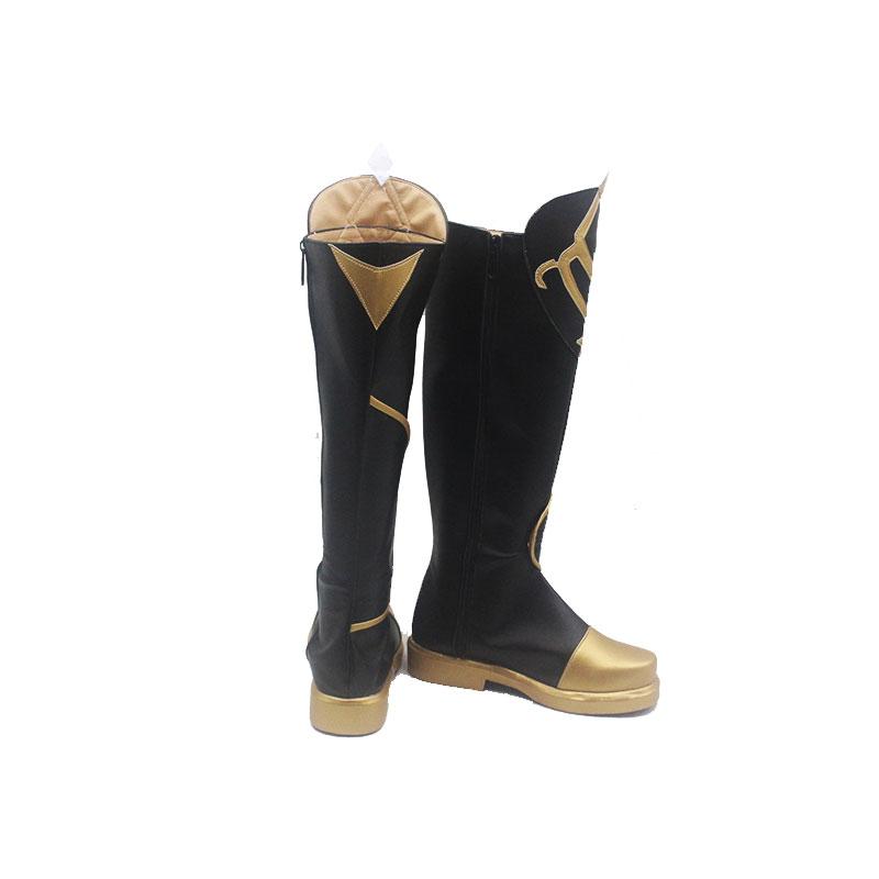 Game Genshin Impact Traveler Aether Cosplay Shoes