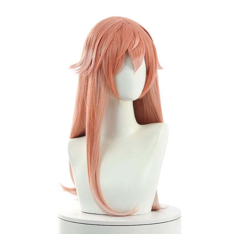 Game Genshin Impact Yanfei Pink Mixed White Long Cosplay Wigs