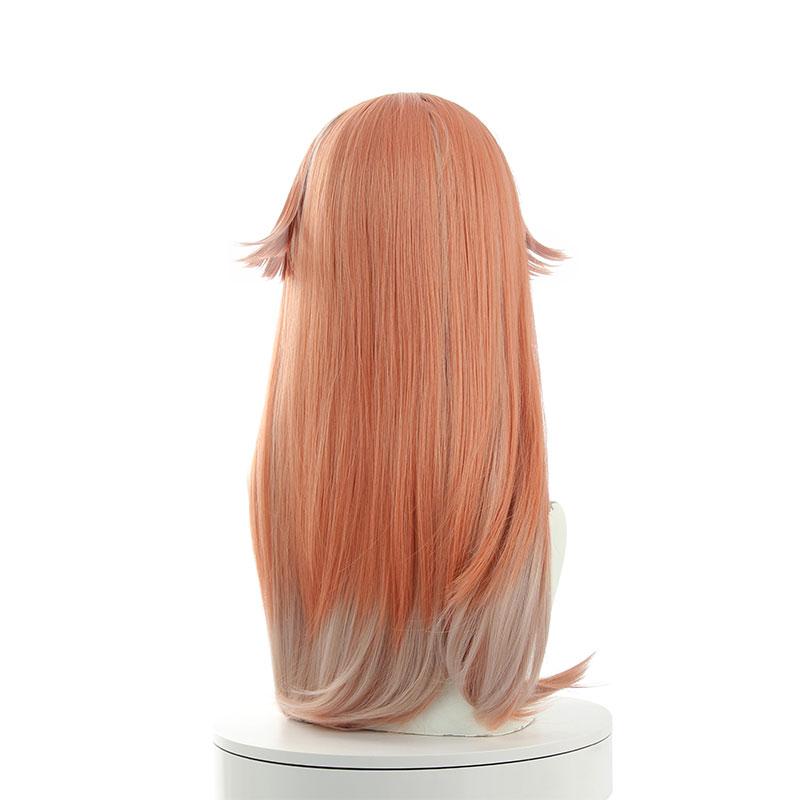 Game Genshin Impact Yanfei Pink Mixed White Long Cosplay Wigs