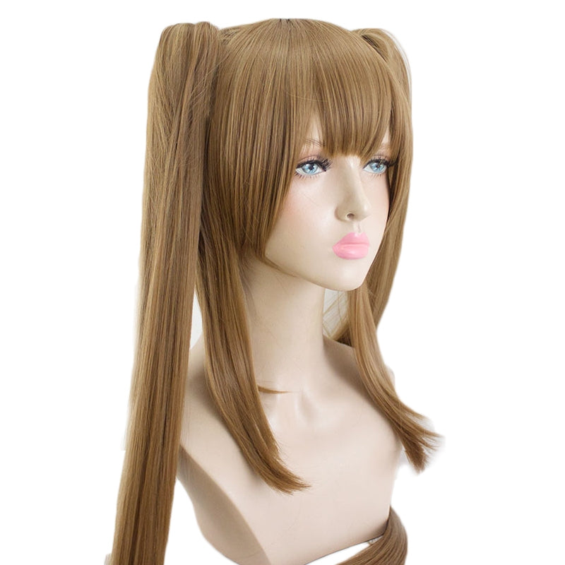Game Girls Frontline UMP45UMP9 Brown Ponytail Linen Curls Cosplay Wigs