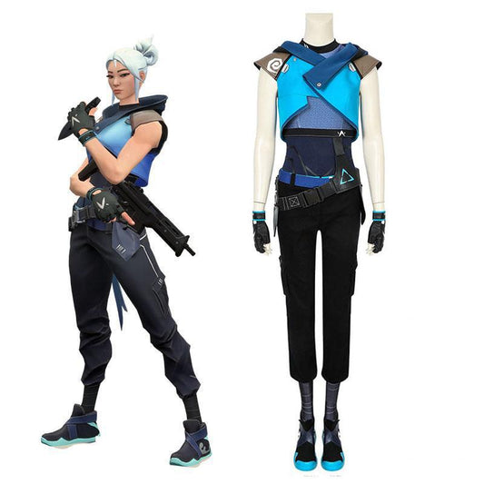 Game Valorant Project Jett Cosplay Costume