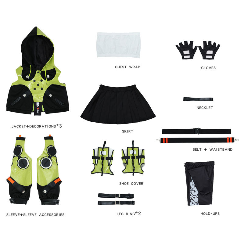 Game Zenless Zone Zero Gentle House Anby Demara Cosplay Costume