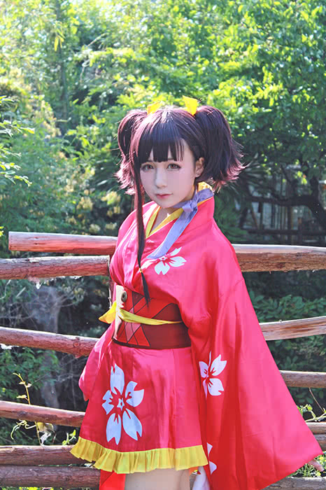 Kabaneri of the Iron Fortress Mumei Hozumi Kimono Cosplay Costumes