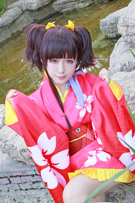 Kabaneri of the Iron Fortress Mumei Hozumi Kimono Cosplay Costumes