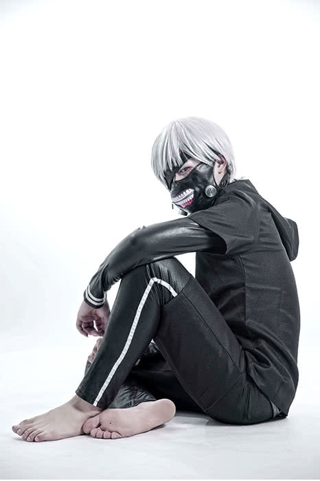 Tokyo Ghoul Ken Kaneki Anime Cosplay Costumes Battle Suits