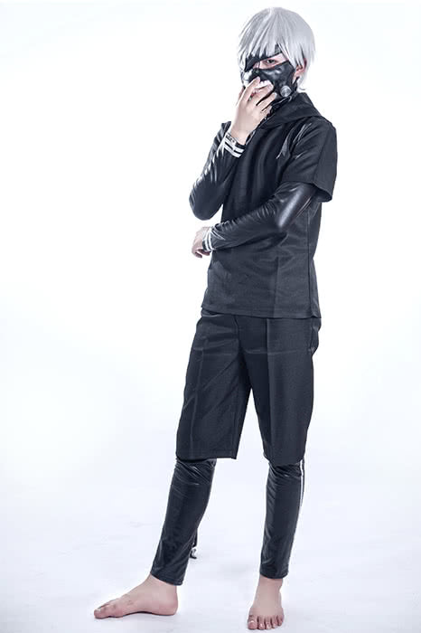 Tokyo Ghoul Ken Kaneki Anime Cosplay Costumes Battle Suits