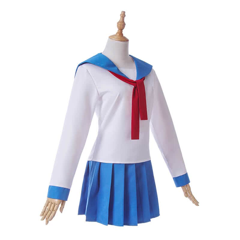 Poputepipikku Pop Team Epic Popuko und Pipimi Blaue Uniform Rock Anime Cosplay Kostüme