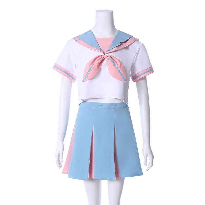 Japanese Student Sailor Suit College Wind Suit Short-sleeved JK Uniform Pleated Skirt  Cosplay Costume