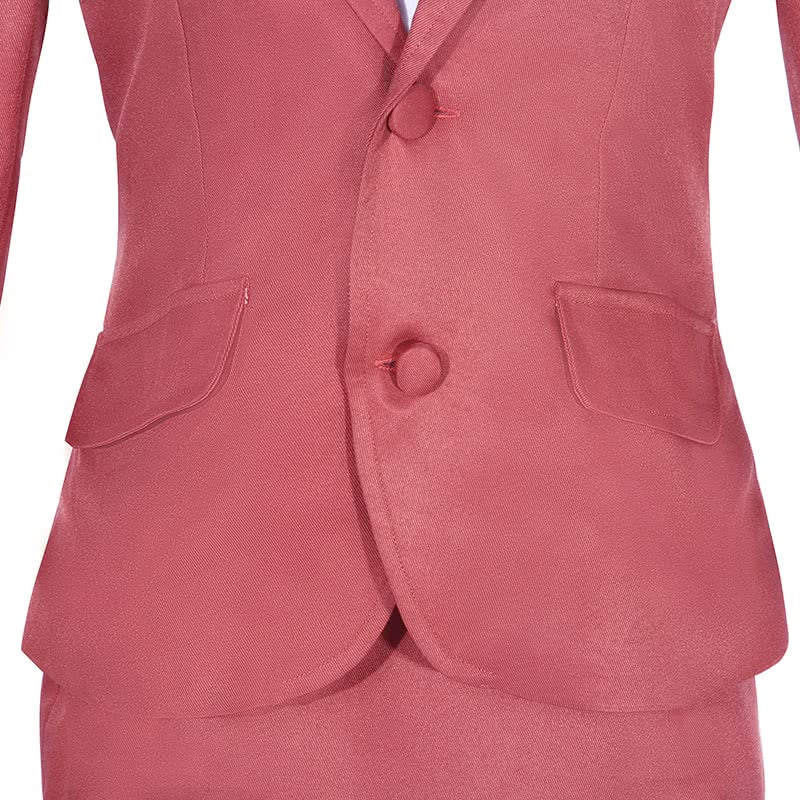 WotaKoi Love is Hard for Otaku Narumi Momose Pink Suits for Women Cosplay Costume