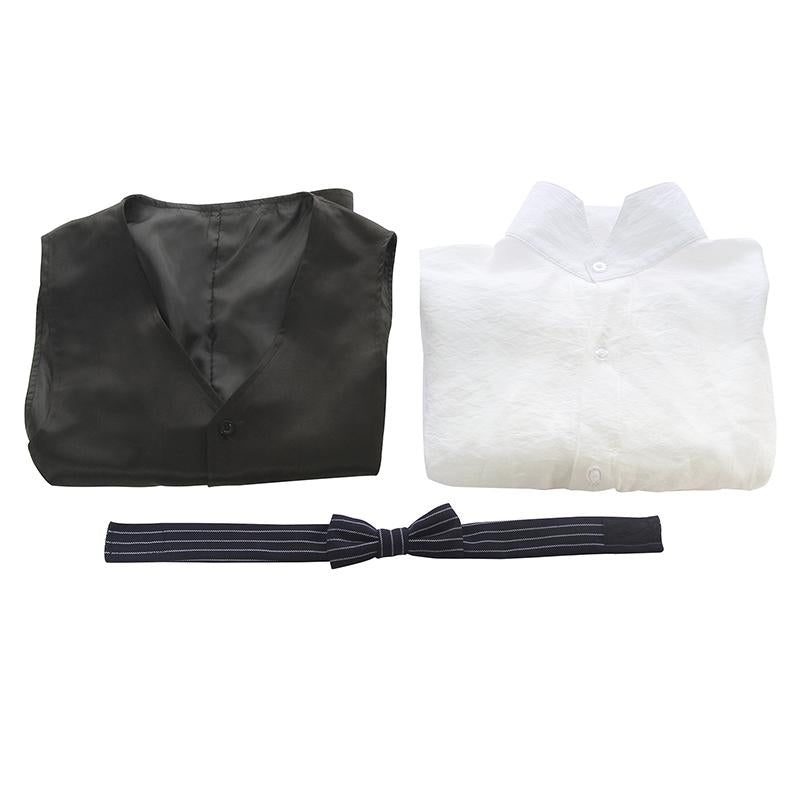 Men Renaissance Victorian Medieval Gentry Shirt With Vest For Sale
