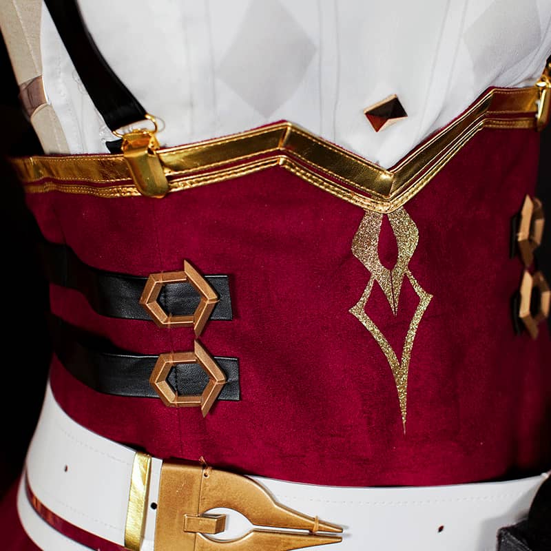 Genshin Impact Charlotte Fontaine Cosplay Costume
