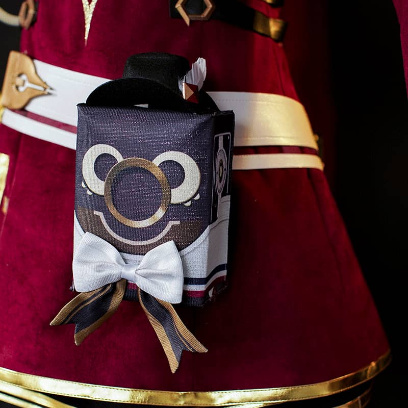 Genshin Impact Charlotte Fontaine Cosplay Costume