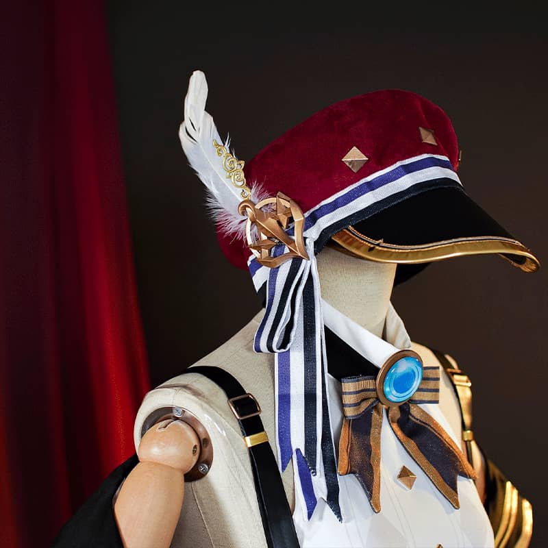 Genshin Impact Charlotte Fontaine Cosplay Costume