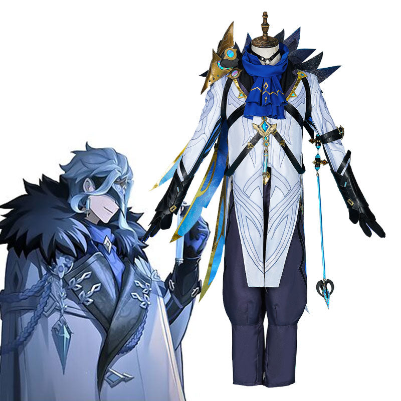 Genshin Impact Il Dottore the Doctor Fatui Harbinger Cosplay Costume
