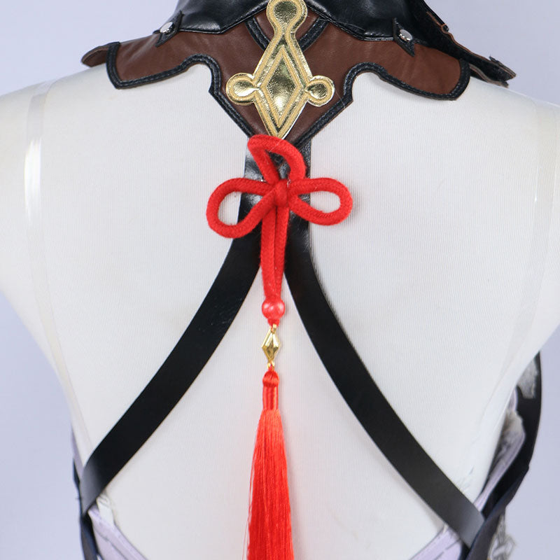 Genshin Impact Lantern Rite Frostflower Dew Shenhe Cosplay Costume