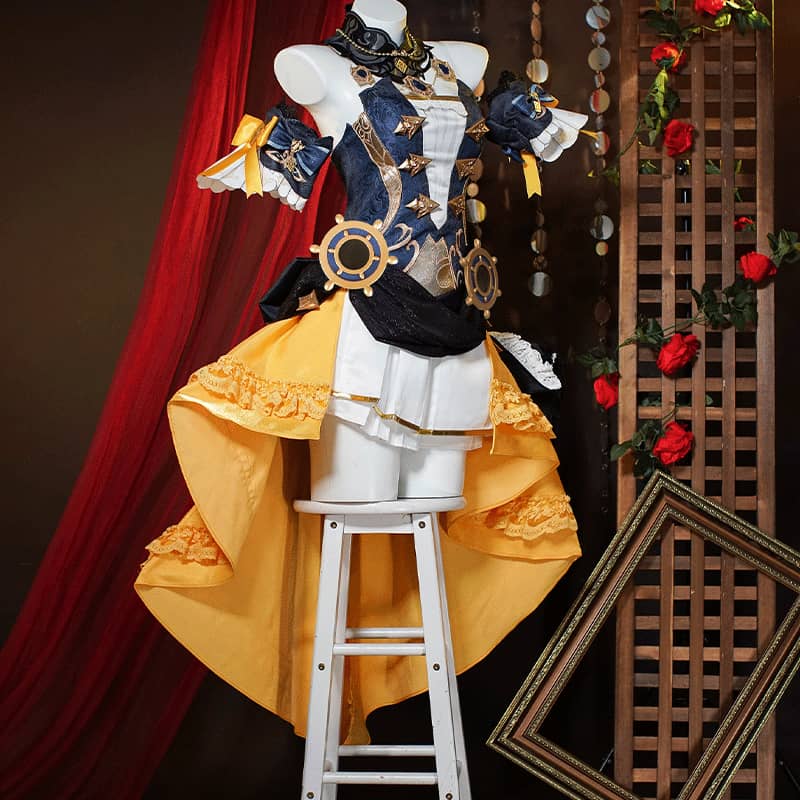 Genshin Impact Navia Fontaine Cosplay Costume