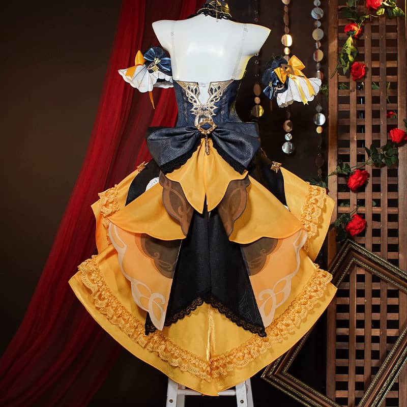 Genshin Impact Navia Fontaine Cosplay Costume