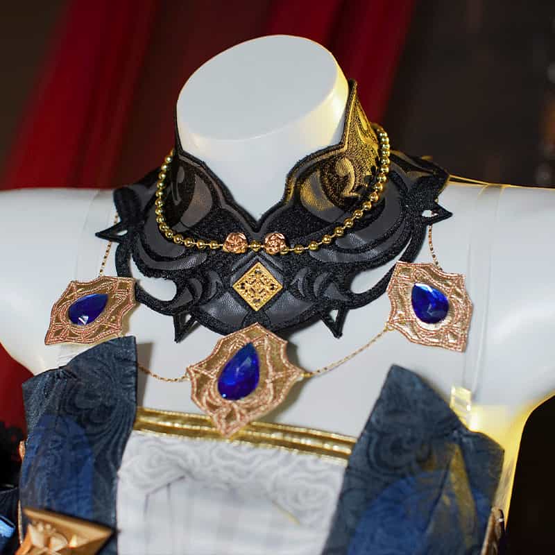 Genshin Impact Navia Fontaine Cosplay Costume