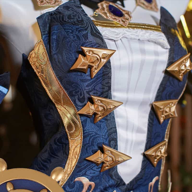 Genshin Impact Navia Fontaine Cosplay Costume