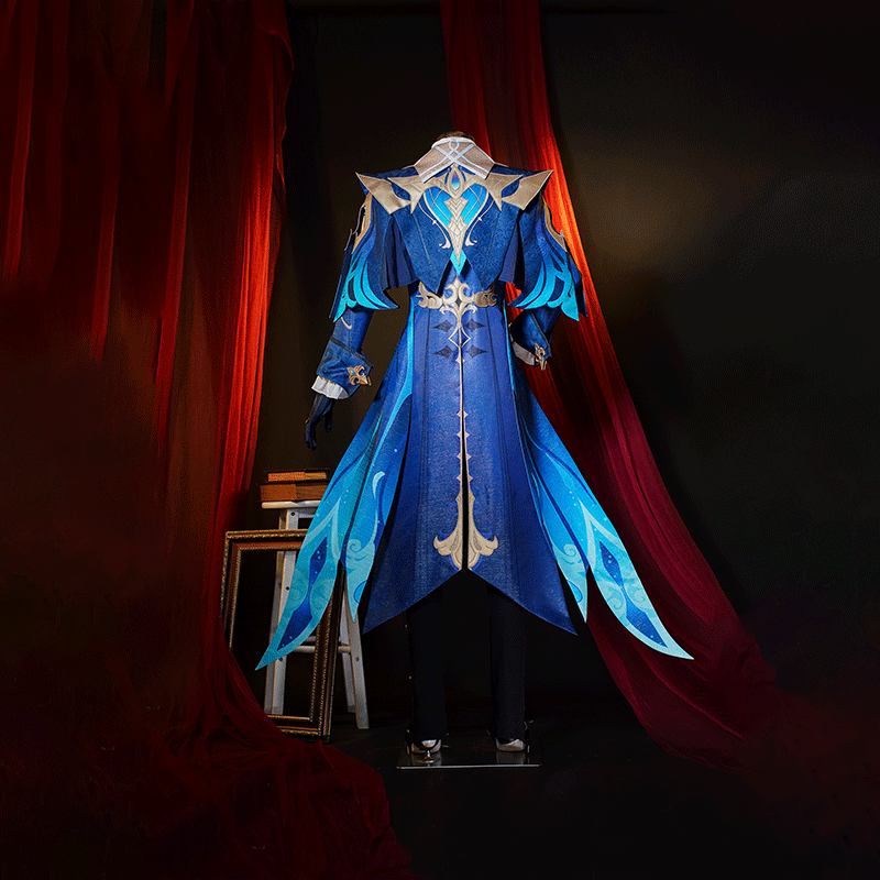 Genshin Impact Neuvillette Fontaine Chief Justice Cosplay Costume