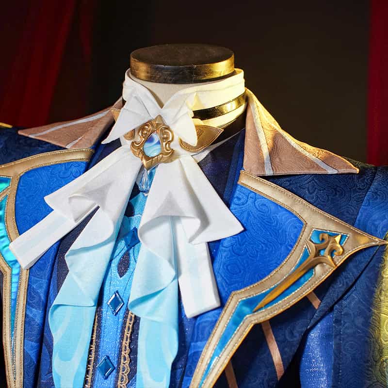 Genshin Impact Neuvillette Fontaine Chief Justice Cosplay Costume